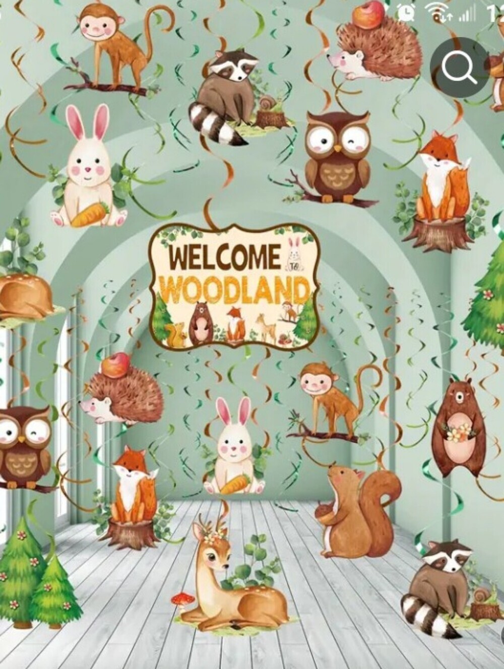 > Woodland Baby Shower Decorations And Games - Picture 13 of 17